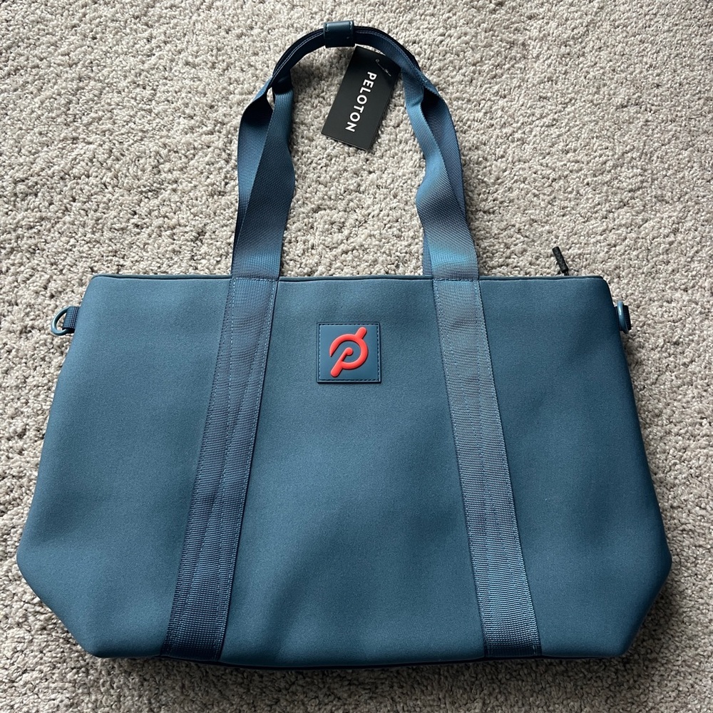 NWT Peloton Blue Tote/Duffle Bag